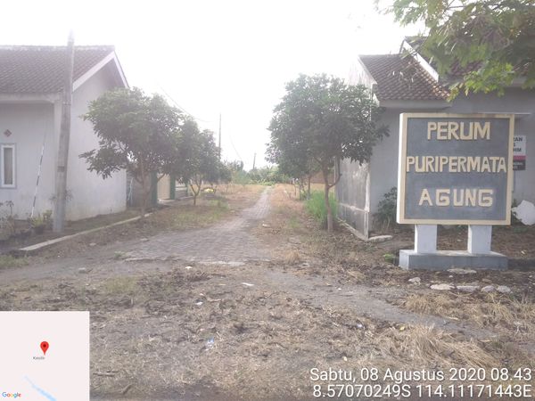 foto gerbang perumahan Puri Permata Agung