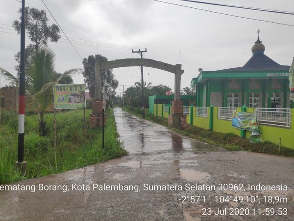 foto gerbang perumahan CATUR RESIDENCE