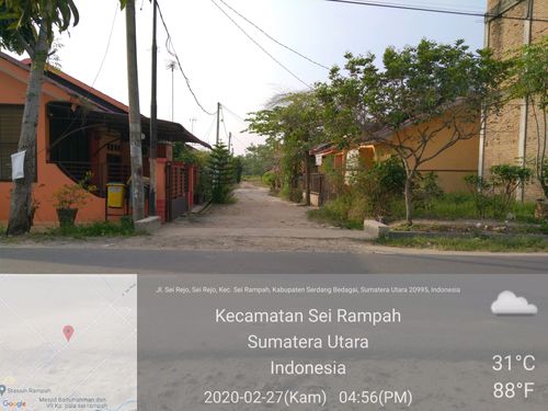 foto gerbang perumahan RAMPAH PINANG ASRI