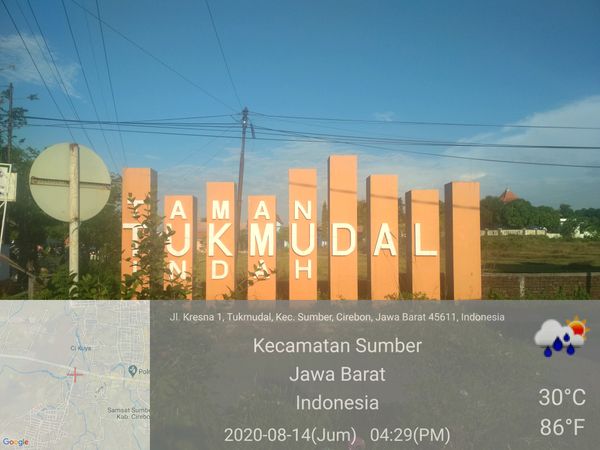 foto gerbang perumahan Taman Tukmudal Indah II