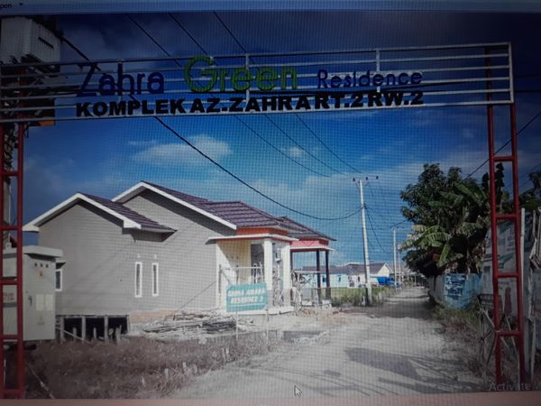 foto gerbang perumahan ZAHRA GREEN TAHAP 4