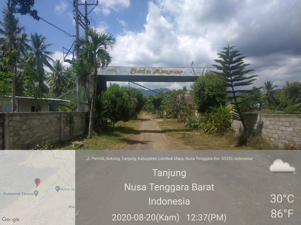 foto gerbang perumahan BATU AMPAR RESIDENCE
