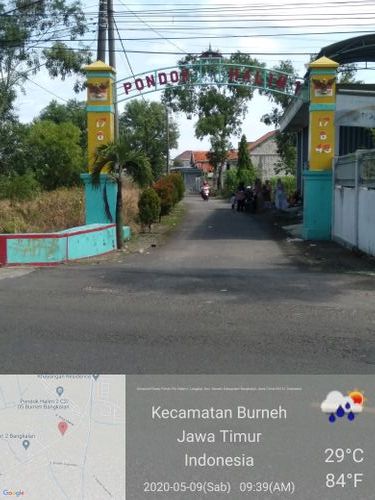 foto gerbang perumahan perum pondok halim 1