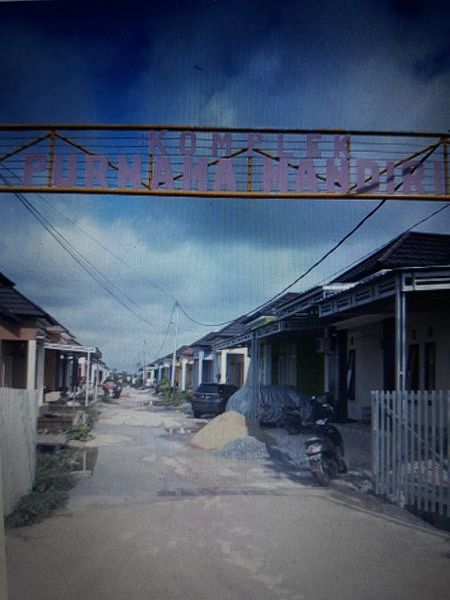 foto gerbang perumahan PURNAMA MANDIRI TAHAP 2