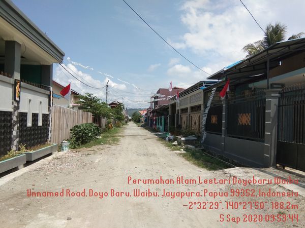 foto gerbang perumahan PERUMAHAN ALAM LESTARI