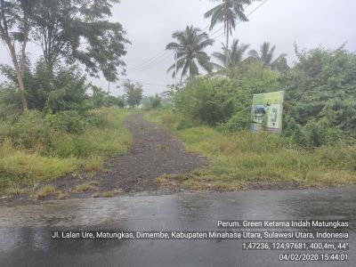 foto gerbang perumahan GREEN KETAMA INDAH