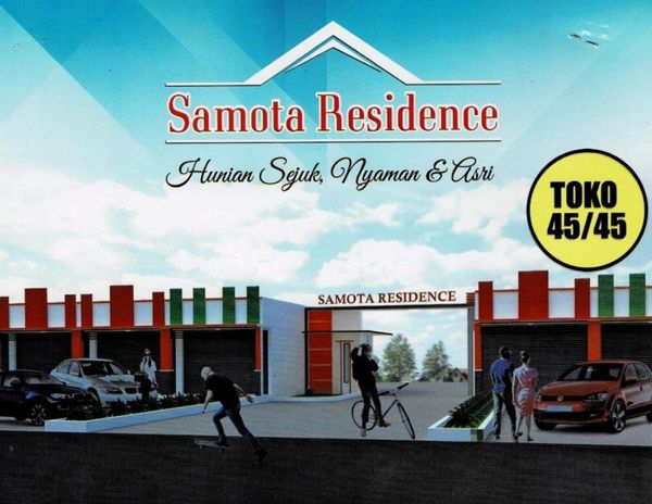 foto gerbang perumahan SAMOTA RESIDENCE