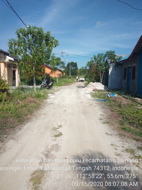 foto gerbang perumahan Setia raya Permata