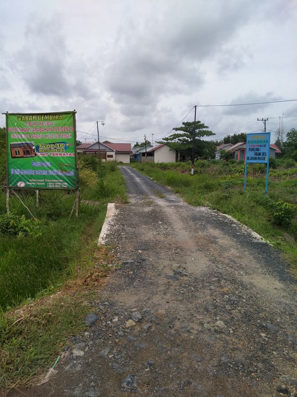 foto gerbang perumahan Marabahan Residence
