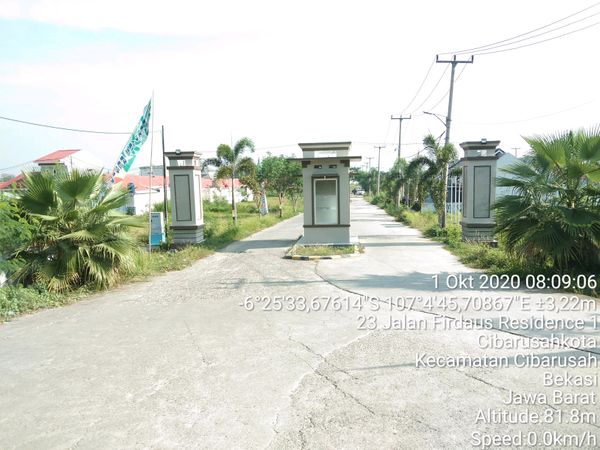 foto gerbang perumahan FIRDAUS RESIDENCE 2