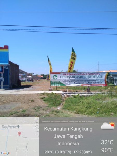 foto gerbang perumahan Lebosari Asri Residence