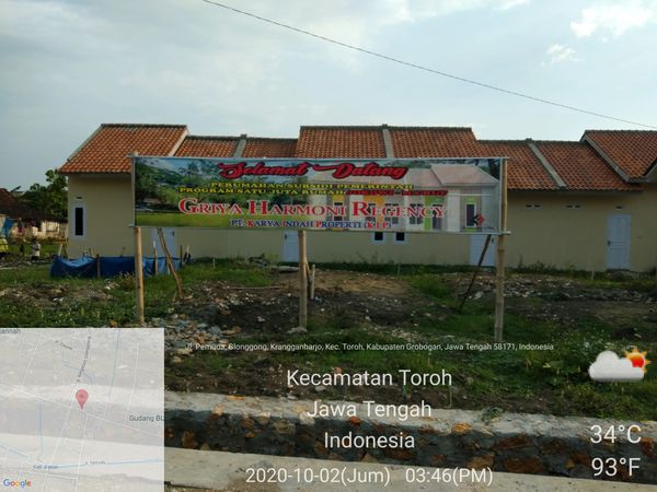 foto gerbang perumahan GRIYA HARMONI REGENCY
