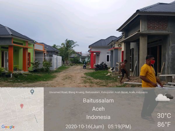 foto gerbang perumahan Dua Mutiara Residence