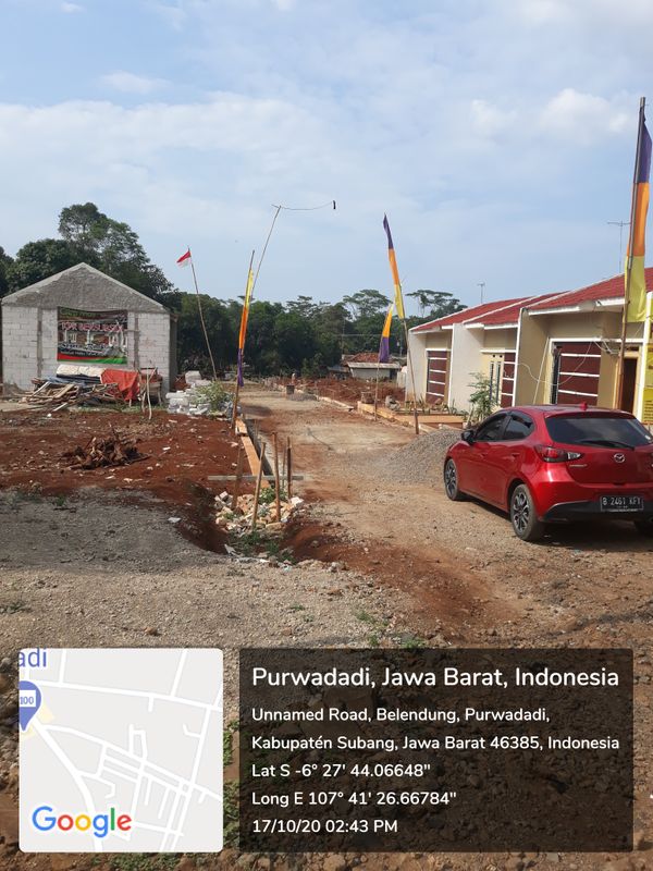 foto gerbang perumahan CITRA MAS PURWADADI