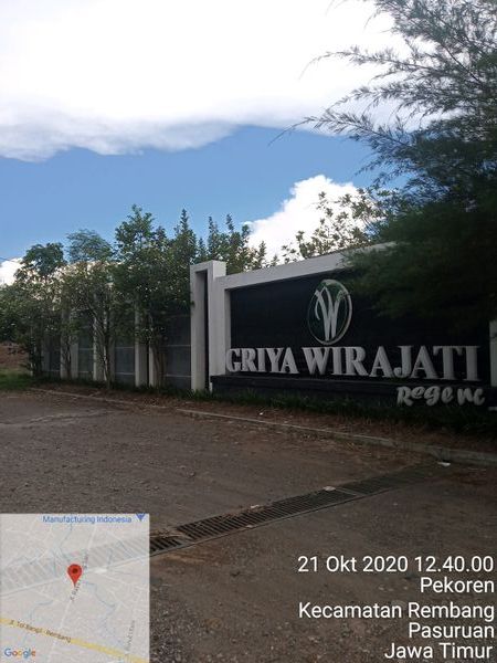 foto gerbang perumahan Griya wirajati