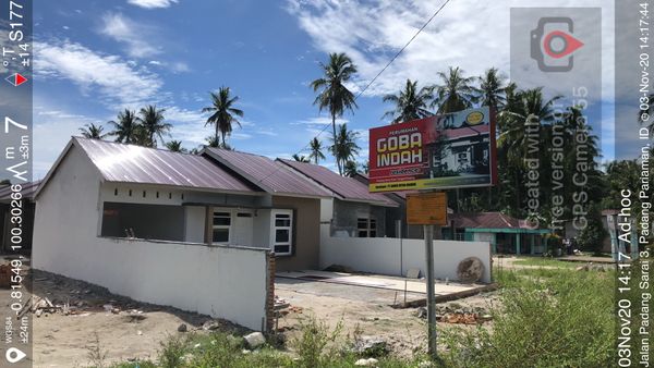 foto gerbang perumahan GOBA INDAH RESIDENCE