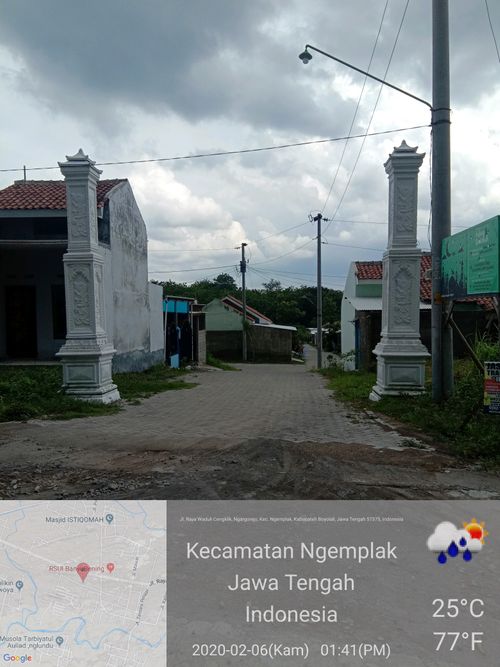 foto gerbang perumahan GRIYA ALAM ASRI 1