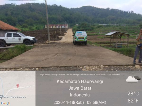 foto gerbang perumahan Green Mahligai cimeta