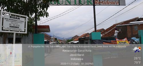 foto gerbang perumahan Guntur residence III