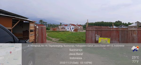 foto gerbang perumahan Natawiria residence