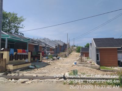 foto gerbang perumahan Andara Residence