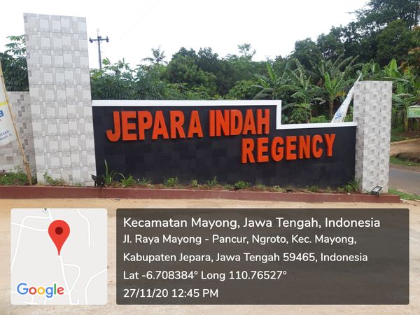 foto gerbang perumahan PERUMAHAN JEPARA INDAH REGENCY