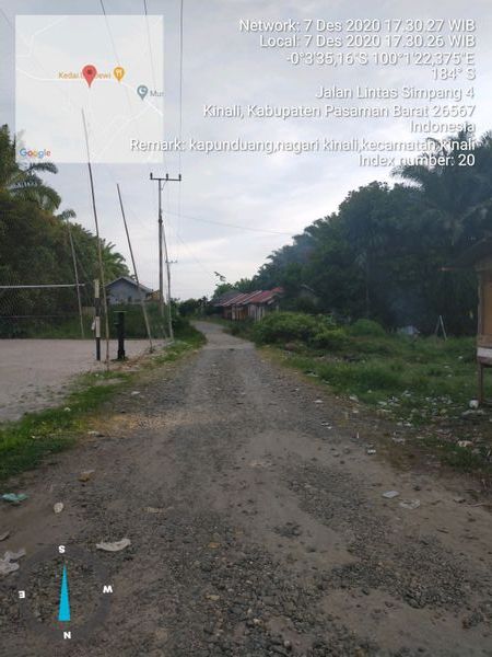 foto gerbang perumahan Griya city permai