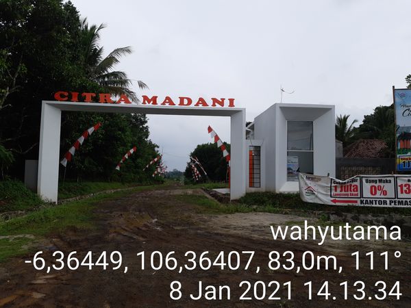 foto gerbang perumahan PADASUKA RESIDENCE