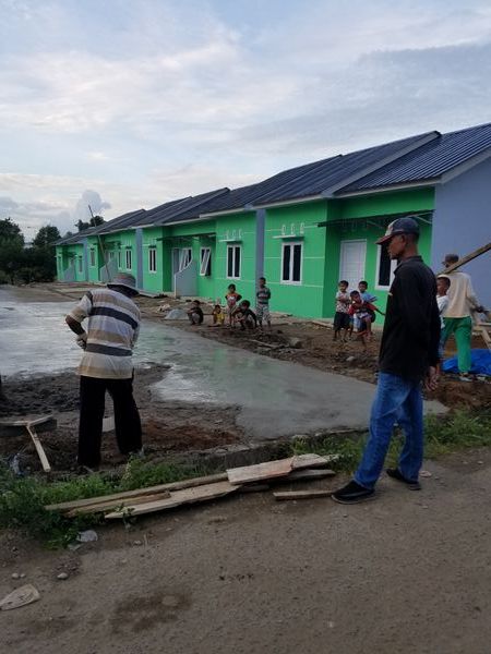 foto gerbang perumahan Griya Bukit Sinabung