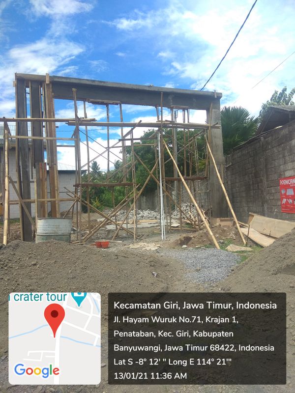 foto gerbang perumahan Perumahan Adi Mas Giri Residence