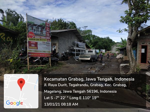 foto gerbang perumahan Citra de jasmine garden
