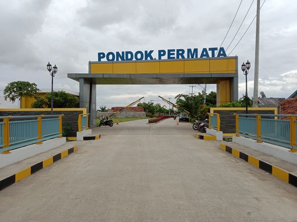 foto gerbang perumahan Pondok Permata Tahap 2