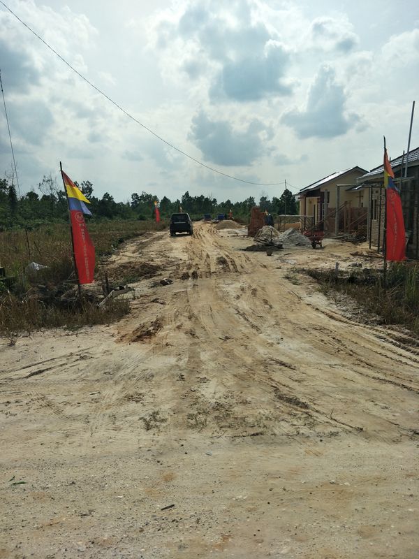 foto gerbang perumahan Rimbo Hijau