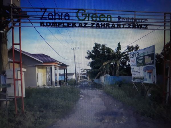 foto gerbang perumahan ZAHRA GREEN TAHAP 3