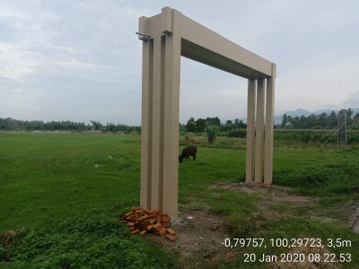 foto gerbang perumahan Alana Residence 3