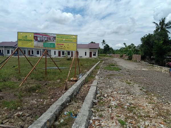 foto gerbang perumahan Zafa Residence