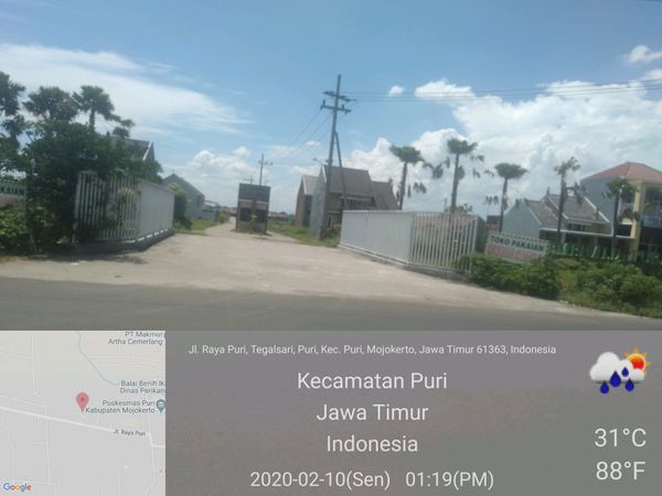 foto gerbang perumahan GRAND EMERALD PURI TAHAP 2