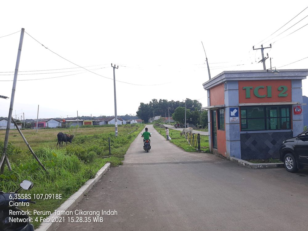 foto gerbang perumahan TAMAN CIKARANG INDAH [ Pengembangan Tahap ke-3 ]