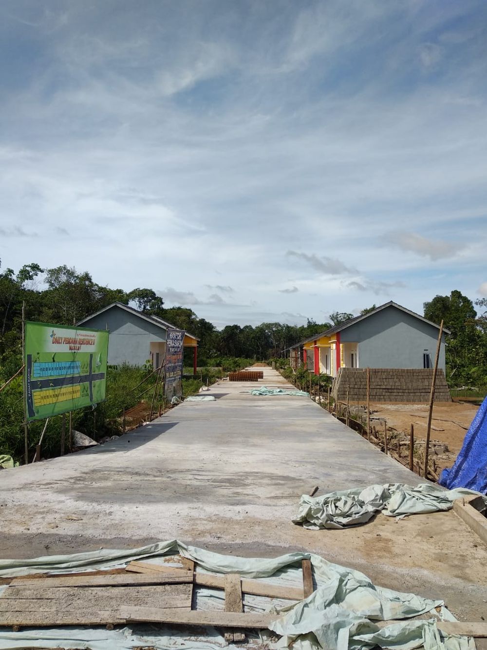 foto gerbang perumahan DAILY PERDANA RESIDENCE 2 BLOK E DAN F