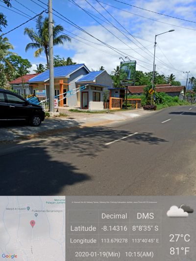 foto gerbang perumahan GEBANG WISMA KASUARI