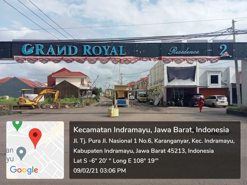 foto gerbang perumahan GRAND ROYAL RESIDENCE 2