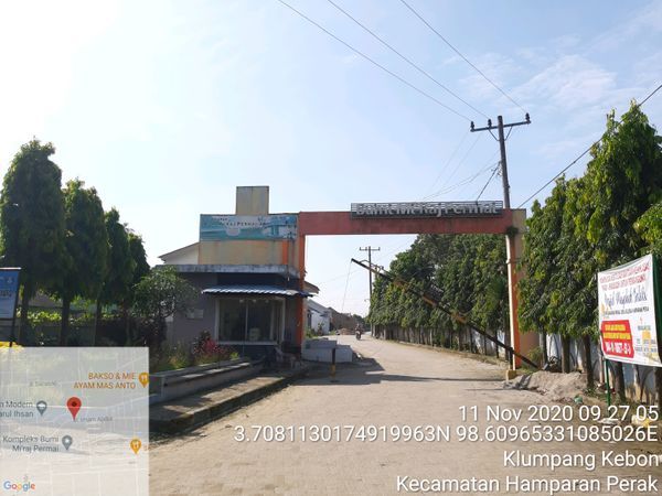 foto gerbang perumahan BUMI MIRAJ PERMAI F