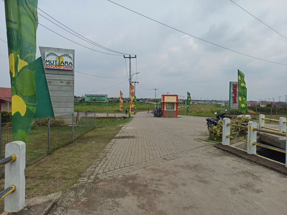 foto gerbang perumahan Mutiara Bekasi Jaya 2 (Tahap 2)