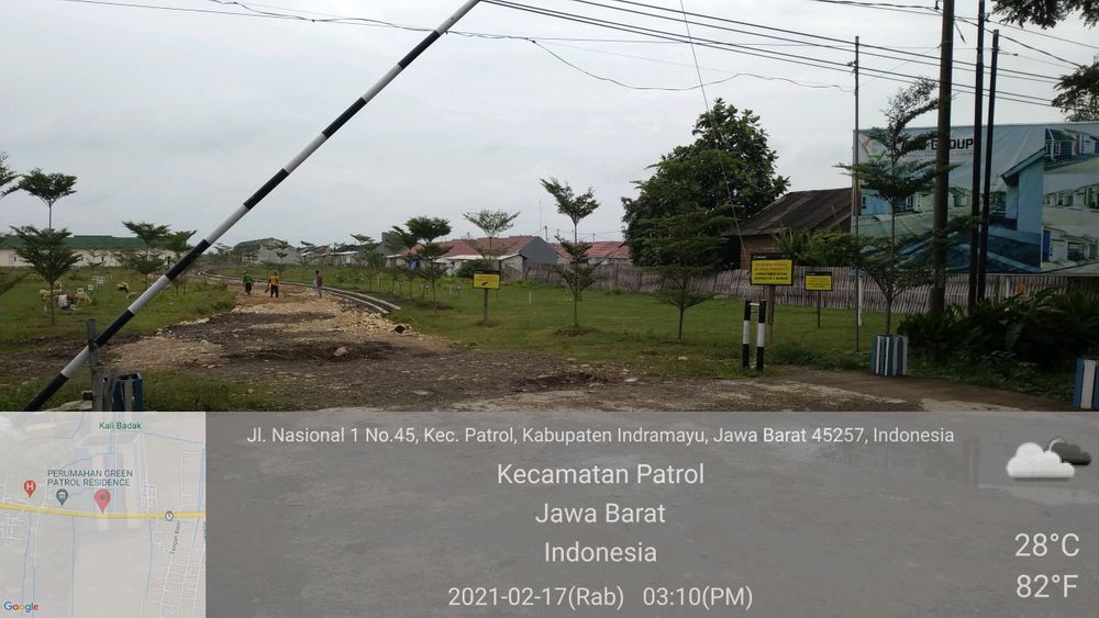 foto gerbang perumahan PESONA PATROL VILLAGE