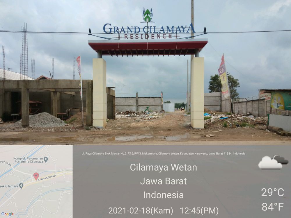 foto gerbang perumahan GRAND CILAMAYA RESIDENCE