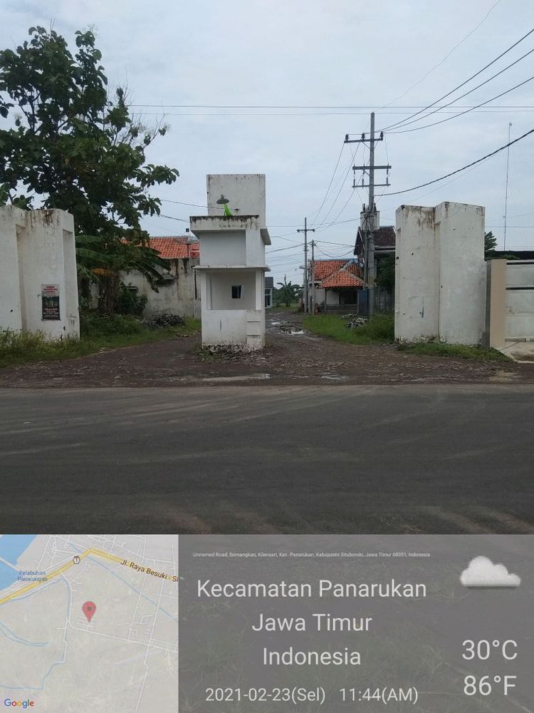 foto gerbang perumahan Taman permata indah