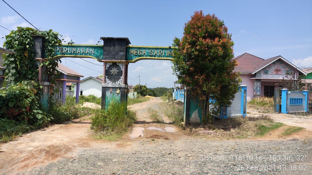 foto gerbang perumahan Megasari indah tahap 2
