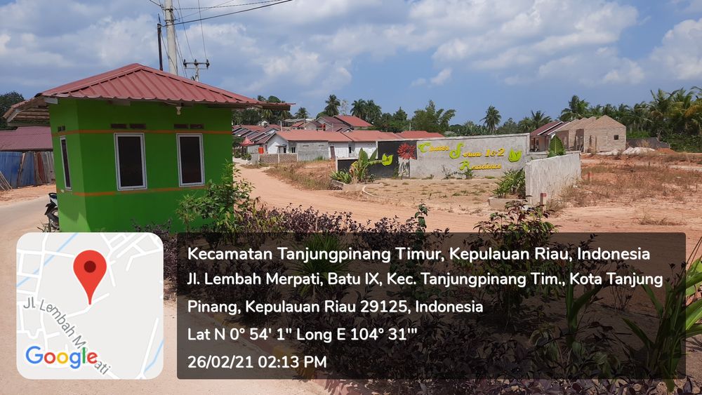 foto gerbang perumahan CLUSTER SERUNI RESIDENCE 1