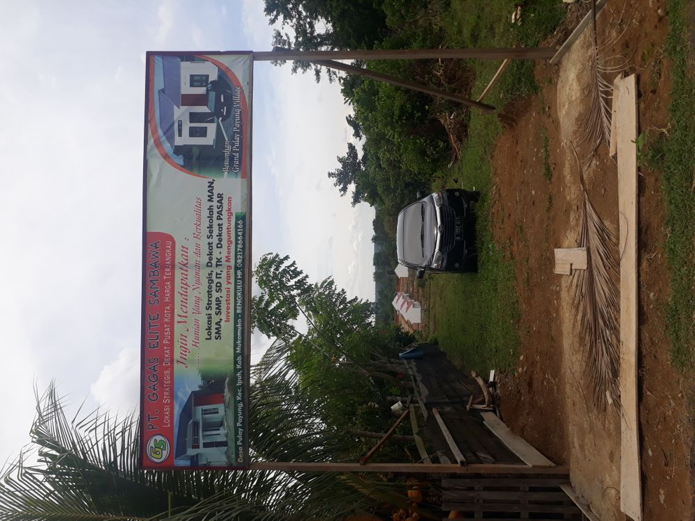 foto gerbang perumahan Grand Pulai Payung Village