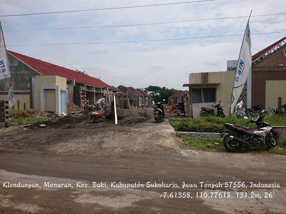foto gerbang perumahan Griya Bhina Karya Menuran